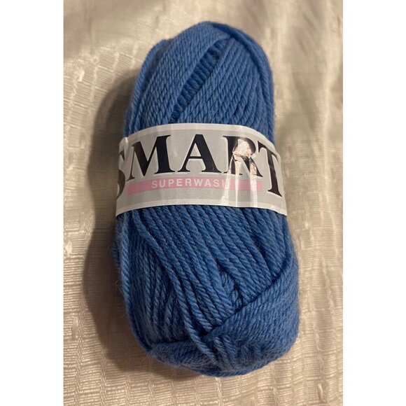 1 Skein Sandnes Garn Smart Superwash Norway DK Wt. 1.76 oz - 1099 3209 Blue - Picture 2 of 6